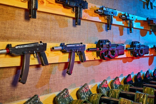 Detailed image showcasing the new weapon customization system in PUBG Mobile 2025, featuring a variety of attachments and modifications that players can use to personalize their firearms. The interface should be clear and intuitive, highlighting the different stats and effects of each attachment.
