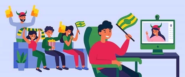A montage showing different aspects of the Indonesian Valorant community, including players at a LAN tournament, fan art displayed on social media, and streamers interacting with their viewers.