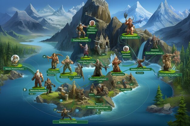 A screenshot of the Ragnarok Online game map, highlighting specific areas with annotations indicating ideal monster levels and corresponding player level ranges. The image shows monster spawn locations and the terrain of the recommended grinding spots.