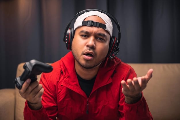 A depiction of diverse gamers in Indonesia expressing frustration and anger while playing an online game, with cheat codes and hacking symbols subtly overlaid on the screen to visualize the cheating epidemic.