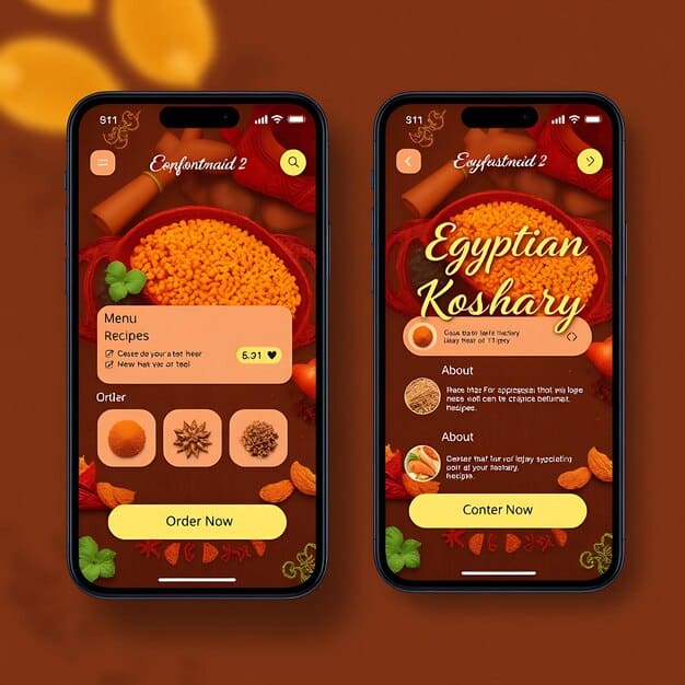 Mockup of a mobile game interface featuring elements of a local Indonesian food brand, like 